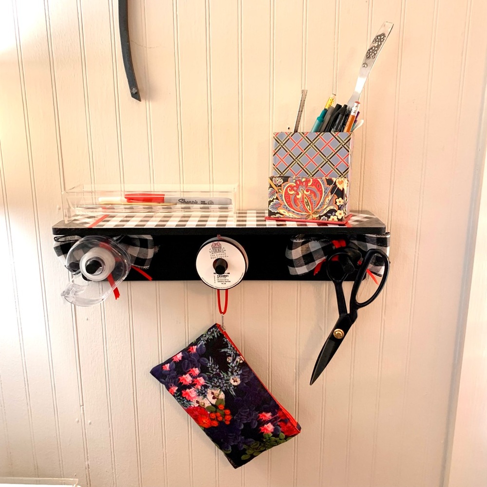 Wall Shelf with Pegs